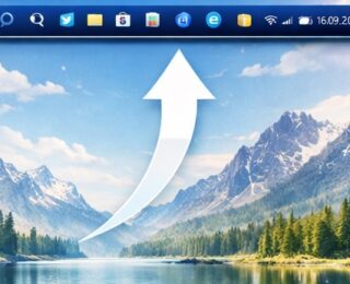 Windows 11’de görev çubuğunu üste alma